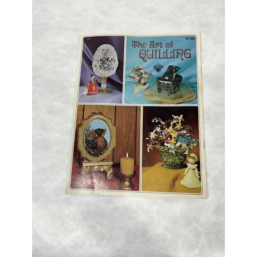 Vintage 1974 The Art Of‎ Quilling Craft Booklet 23 Pages Carol Dreesen Paper